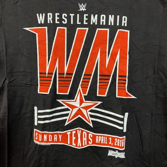 WWE WrestleMania 32 Texas T-Shirt Medium - Picture 2 of 4